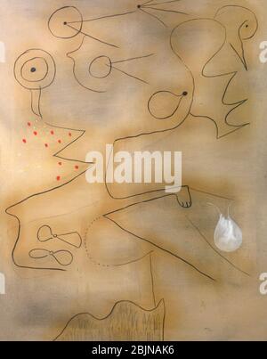 Pittura, Peinture, Joan Miro, 1925, Foto Stock