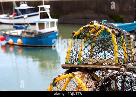 Johnshaven villaggio di pescatori costiero N.E. Scozia Regno Unito Foto Stock