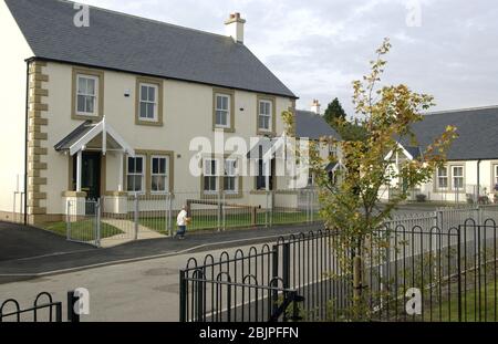 Schema di proprietà condivisa; Three Rivers Housing Group; Wolsingham; Weardale UK Foto Stock