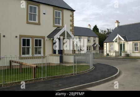 Schema di proprietà condivisa; Three Rivers Housing Group; Wolsingham; Weardale UK Foto Stock