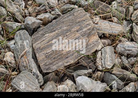 pezzi di granito fine Foto Stock