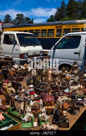 Daylesford Sunday Market, Daylesford Spa Country Railway, Daylesford, Victoria, Australia Foto Stock