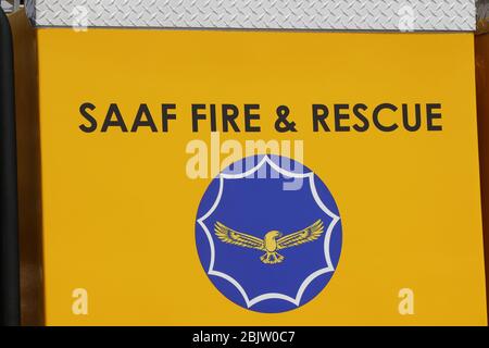 SAAF Fire & Rescue Foto Stock