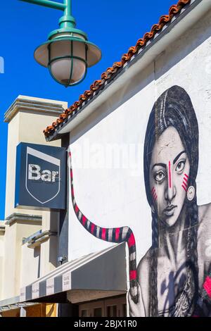 Nite club & bar, Palm Springs, California, Stati Uniti Foto Stock