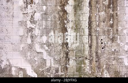 Dettaglio della parete resistente alle intemperie Foto Stock