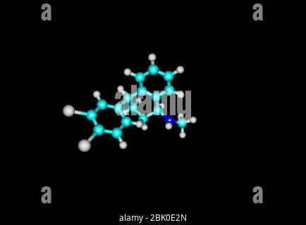 La sertralina (Zoloft, Lubal) è un antidepressivo della classe SSRI (Selective serotonin Reuptake Inhibitor). Foto Stock