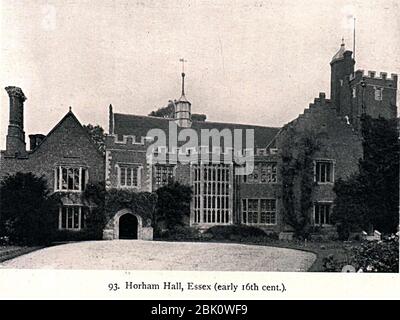 Horham-Hall-Essex. Foto Stock