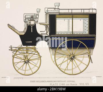 Hotel o privato omnibus c 1903. Foto Stock