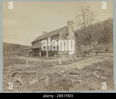 Casa di John Rose (es Ross), vicino a Ringgold (es Rossville Gap), Georgia Foto Stock