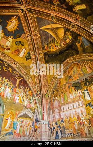 Cappella spagnola nella Basilica di Santa Maria Novella a Firenze Foto Stock