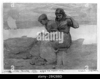 Migliorare il presente ora - Winslow Homer. Foto Stock