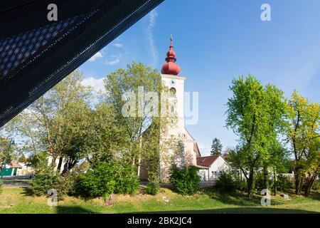 Orth an der Donau: chiesa Orth, a Donau, Niederösterreich, bassa Austria, Austria Foto Stock