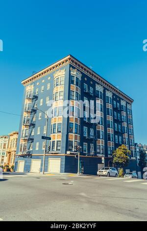 San Francisco, California, USA - 4 agosto 2019: Attrazioni turistiche di San Francisco Foto Stock