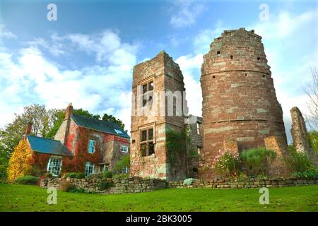 Wilton Castle, Ross on Wye, Herefordshire, Inghilterra, Regno Unito Foto Stock