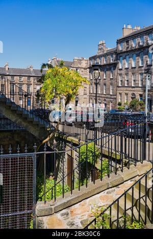 Nuovi edifici del Comune, architettura, case cittadine Georgiane, appartamenti, Edimburgo, Scozia, Regno Unito. Foto Stock