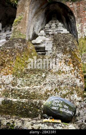 Il Tempio di pura Gunung Kawi vicino a Ubud, Bali, Indonesia Foto Stock