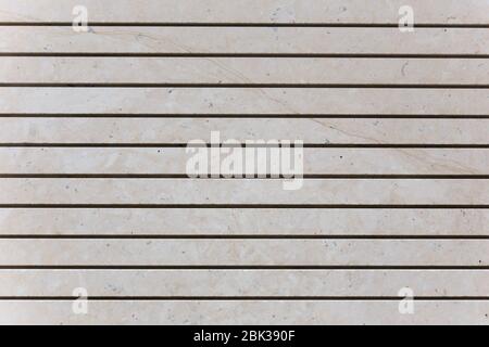 parete in marmo a strisce beige chiaro Foto Stock