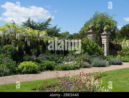 Sala Doddington Giardini verso la fine di maggio Foto Stock