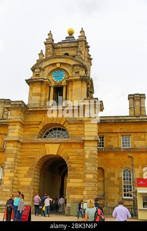 Il Palazzo di Blenheim, Woodstock, Oxfordshire, England, Regno Unito Foto Stock