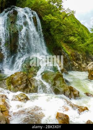 Catcat Hmong villaggio vicino Sapa (Chapa) nelle montagne del nord del Vietnam, Lào Cai, Vietnam Foto Stock