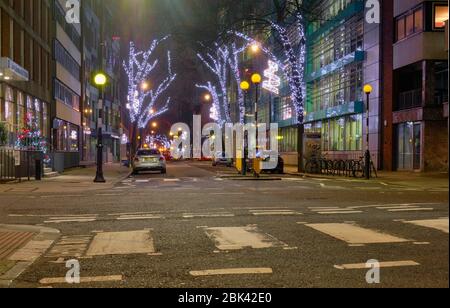 Fitzroy Street nel centro di Londra Westend. Foto Stock