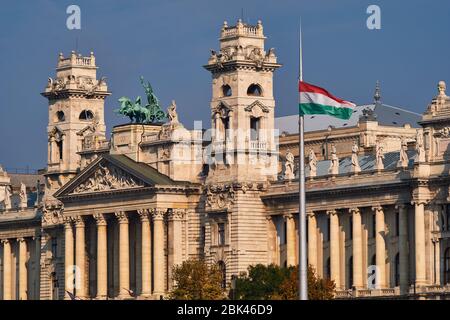 Museo etnografico di Budapest, Ungheria. Uno dei più grandi musei etnografici d'Europa. Ospita una vasta collezione di ungheresi e internatio Foto Stock