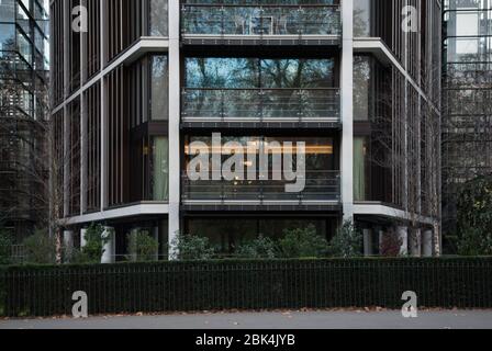 Modern Apartments Luxury Residential Under Construction One Hyde Park, Knightsbridge, London, SW1X 7LJ by RSHP Richard Rogers Graham Stirk Foto Stock