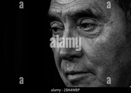 2014 Tour de France Stage 5. Ypres - Arenberg Porte du Hainaut. Eddie Merckx alla linea di partenza. Foto Stock