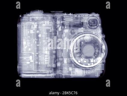 Fotocamera digitale, raggi X. Foto Stock