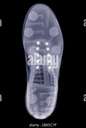 Suola per calzature, raggi X. Foto Stock