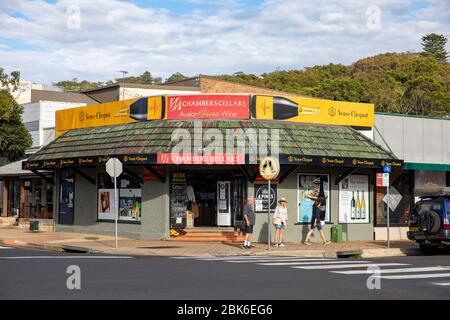 Negozio australiano di liquori in Avalon Beach, sobborgo di Sydney, Australia Foto Stock