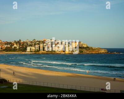 Tramonto incantevole a Bondi Beach, Sydney, Australia Foto Stock