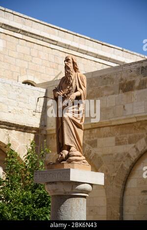 Statua di un maschio in Israele Foto Stock