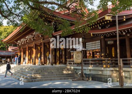 Santuario Meiji. Tokyo, Giappone Foto Stock