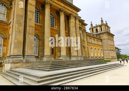 Il Palazzo di Blenheim, Woodstock, Oxfordshire, England, Regno Unito Foto Stock