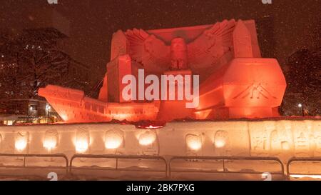 Sapporo Ice Festival, Hokkaido, Giappone Foto Stock