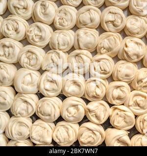 Pasta Roti sul tavolo primo piano. Foto Stock