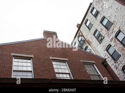 Top of the African Meeting House in Boston e parte del Museum of African American History situato a Beacon Hill Boston Massachusetts Foto Stock