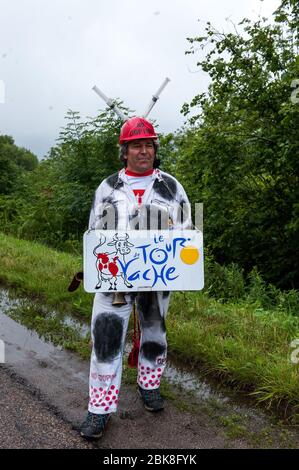 2014 Tour De France Stage 8 Tomblaine a Gerardmer la Mauselaine 12 luglio. Foto Stock