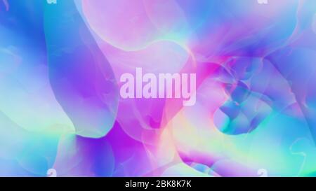 Colorful Rainbow Art computer Generated Abstract background Foto Stock