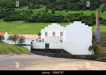 Centro del mare, Parco Naturale Faial, Horta, Isola Faial, Azzorre, Portogallo, Europa Foto Stock