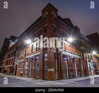 Una vista dell'edificio di co-working Colony, Ancoats, Manchester. Foto Stock