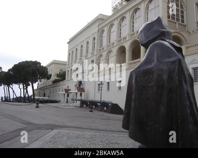 palazzo dei principi in monaco residenza ufficiale del principe sovrano di monaco Foto Stock