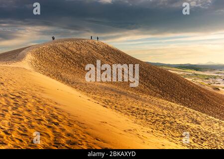 Tottori, Giappone dune di sabbia sul mare del Giappone. Foto Stock