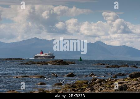 traghetto brodick da ardossan Foto Stock