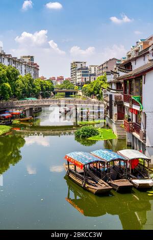 Fengjing, Shanghai / Cina - 28 luglio 2015: Fengjing Ancient Town, città vecchia di Shanghai, Cina Foto Stock