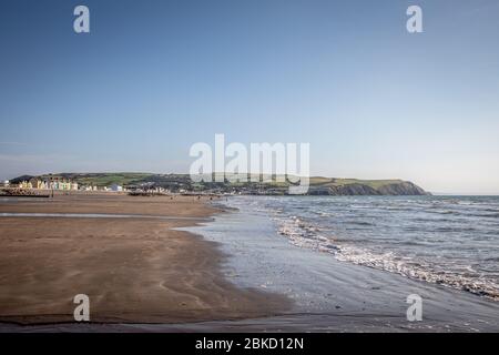 Barth Beach, Ceredigion, Galles, Regno Unito Foto Stock