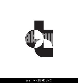 vettore di logo geometrico astratto letter dd Illustrazione Vettoriale