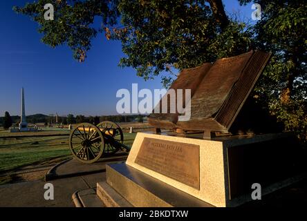 High Water Mark, Gettysburg National Military Park, Pennsylvania Foto Stock