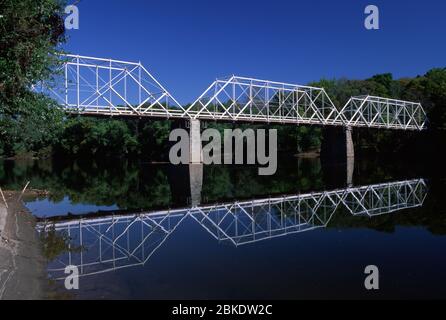 Dingman's Bridge, Delaware Water Gap National Recreation Area, Pennsylvania Foto Stock